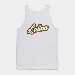 Latina - red white green design Tank Top